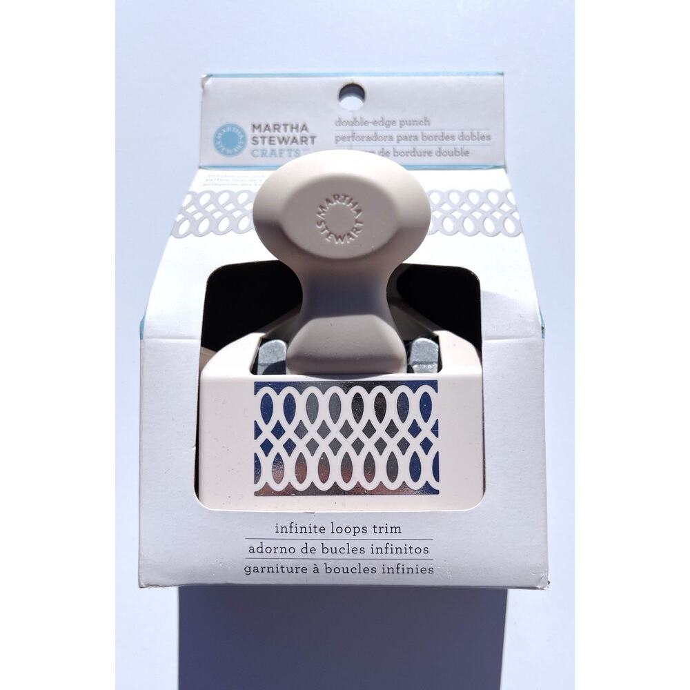Martha Stewart Infinite Loop DoubleEdge Punch Border Trim Cardmaking Stamp Craft